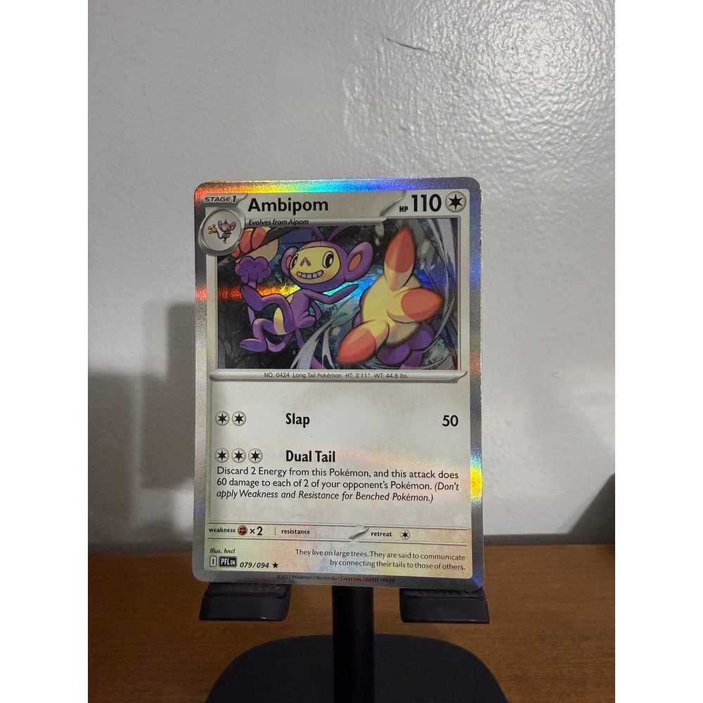 Pokemon Ambipom 079/094 Rare Holo Paradox Rift Scarlet & Violet TCG Card